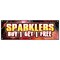 Signmission SPARKLERS BUY 1 GET 1 FREE BANNER SIGN NOT ACTUAL SPARKLERS B-72 Sparklers Buy 1 Get 1 Free - alternate 1